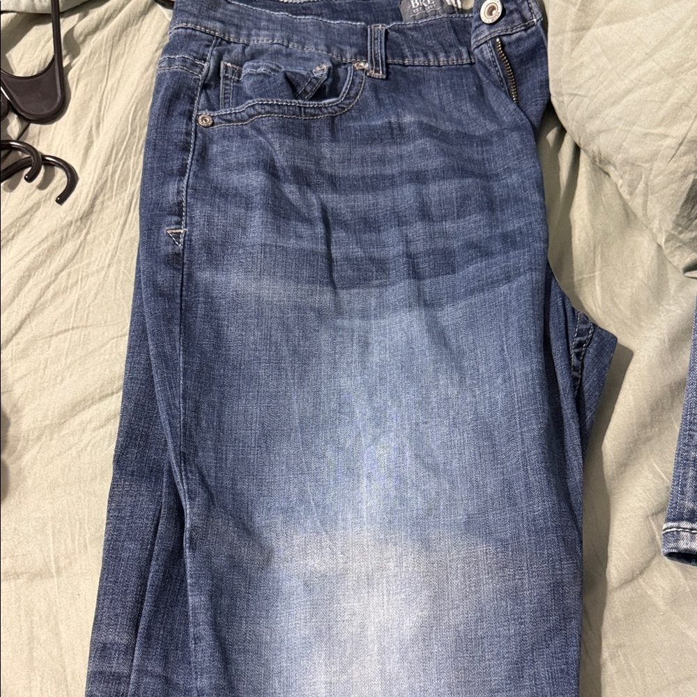 BKE Relaxed Fit Dark Blue Jeans